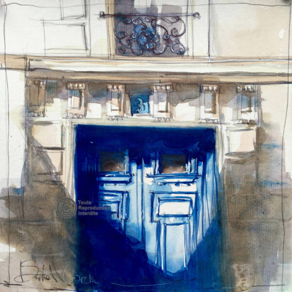 Galerie Aquarelle Instant Parisien Isabelle Corcket